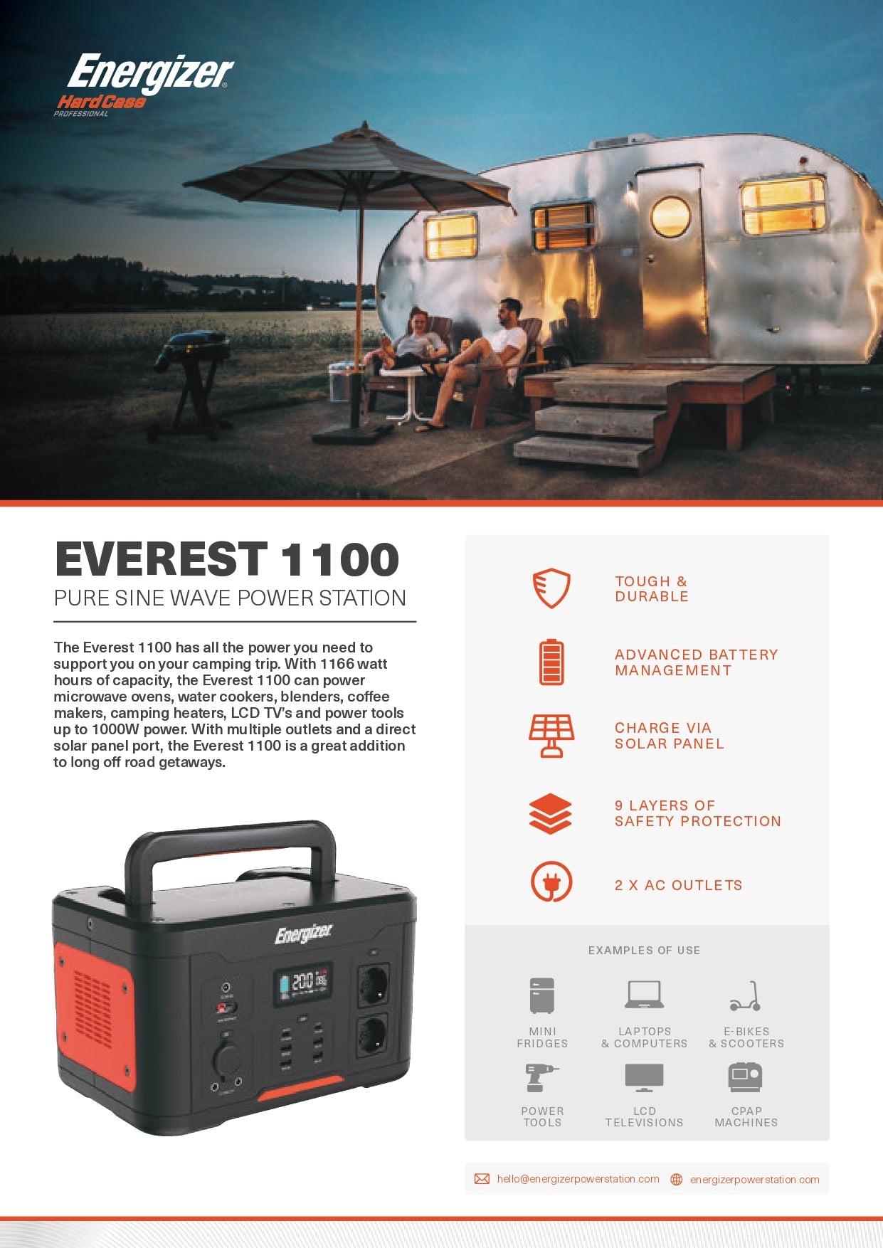 Energizer Everest 1100 Power Station