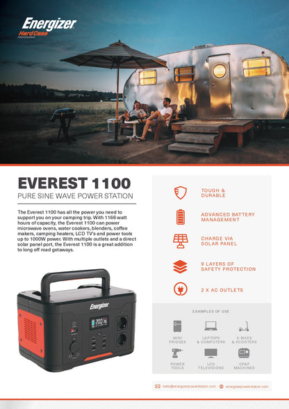 Energizer Everest 1100 Power Station