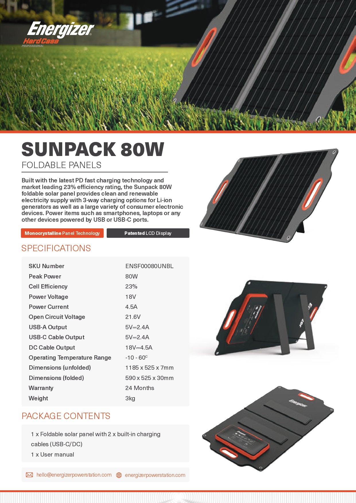 Sunpack 80 Panel